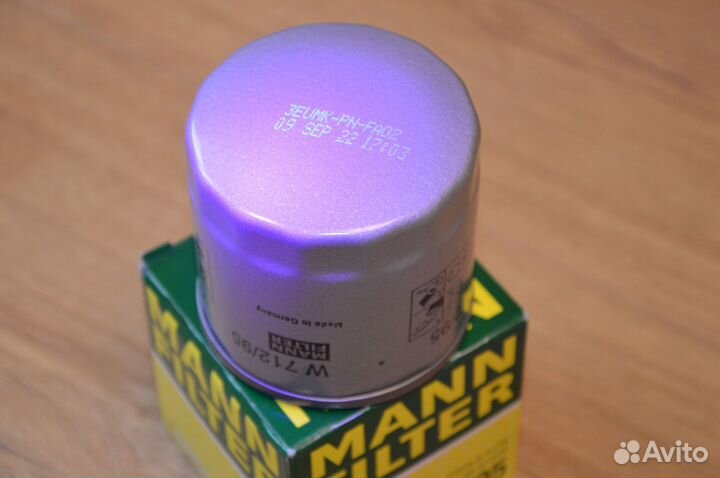 Масляный фильтр mann W712/95 (VAG 04e115561h)