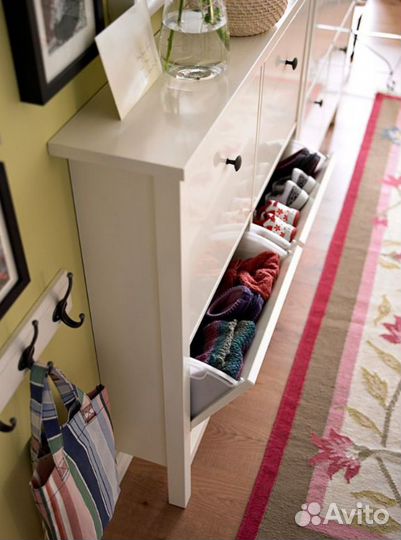 Обувница 4 ящика кантри (хемнэс) белый