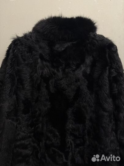 Шуба из натурального кроличьего меха