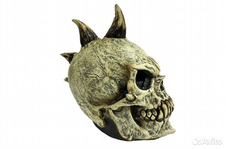 Череп Панка латекс, размер 20 х 12 х 22,5 см