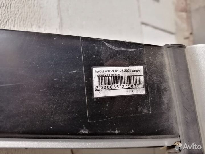 Дверь передняя левая Toyota Will VS ZZE127 2001г