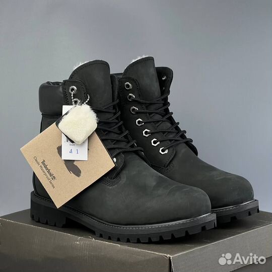 Теплые Timberland с мехом
