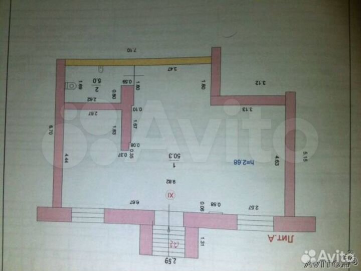 Свободного назначения, 55.3 м²