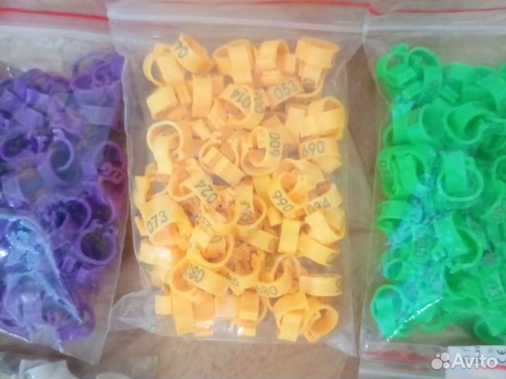 Кольца маркеры для птиц голуби попугаи