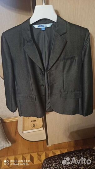 Пиджак школьный для мальчика 140-146