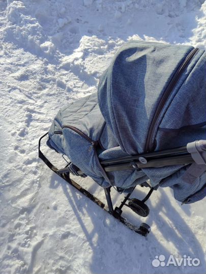 Детские санки-коляска