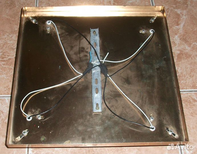 Люстра 4х ламповая (латунь)