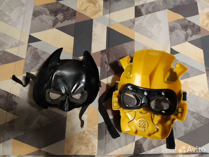 Маски героев (трансформер и Бэтмен) (Зеленоград)