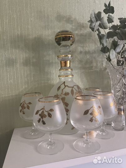 Графин с бокалами, Чехословакия