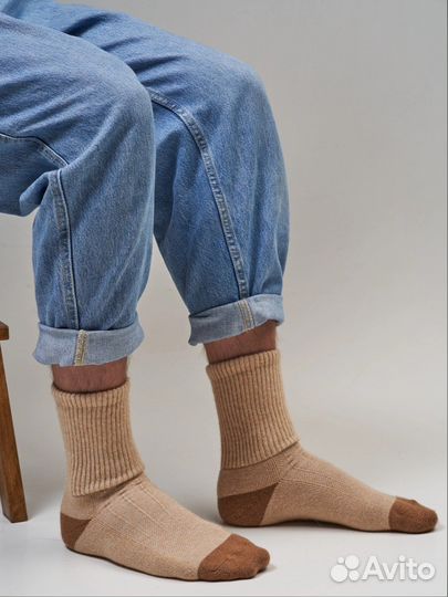Носки из монгольской шерсти