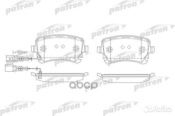 Колодки тормозные дисковые задн VW: multivan V
