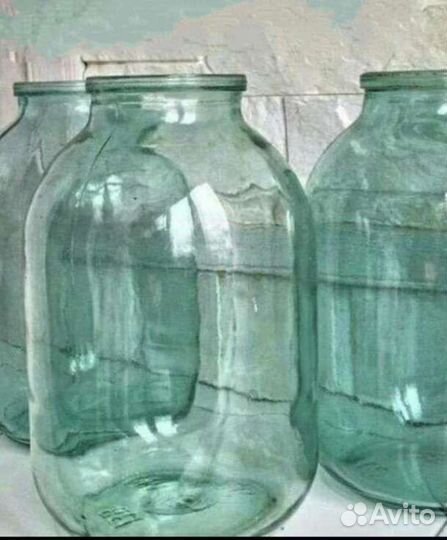 Баллоны стеклянные трёх литровые