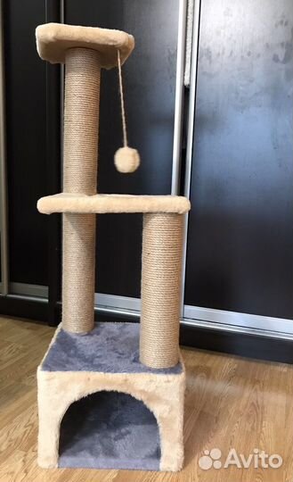 Когтеточка домик для кошки новый