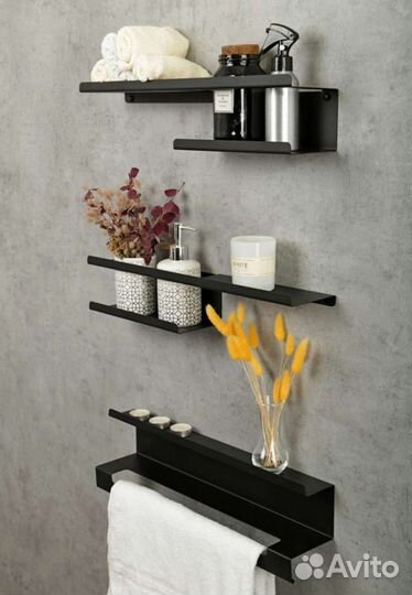 Полки для ванной комнаты