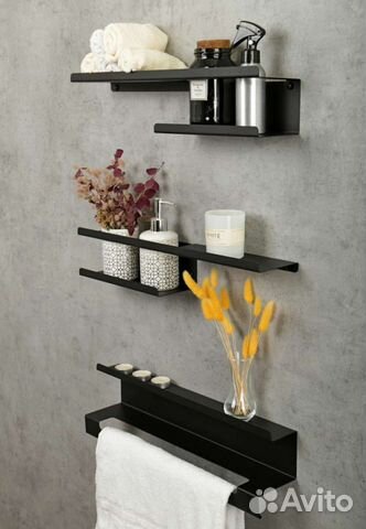 Полки для ванной комнаты