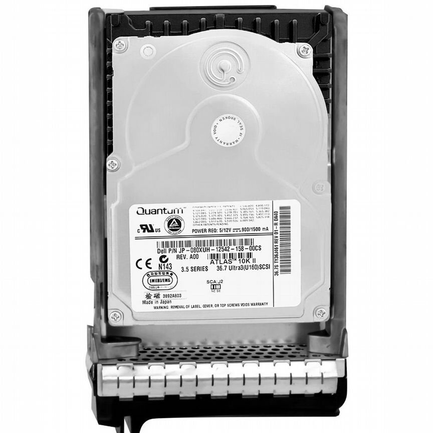 [80XUH] Жесткий Диск Dell36gb U320scsi 3.5" Hdd