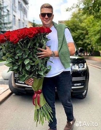 101 Роза Цветы Букеты 51 25 Роз Доставка