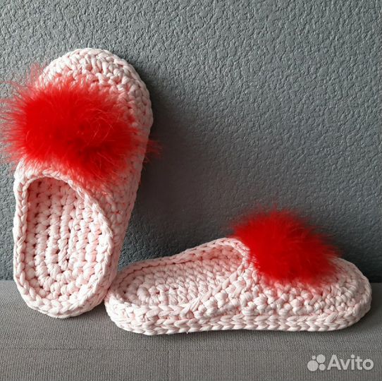 Тапочки ручной работы р.38-39