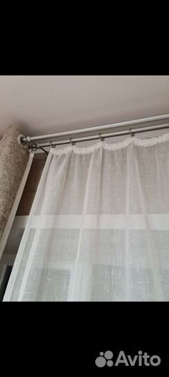 Карниз для штор двухрядный