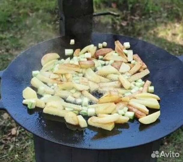Садж-Чугунный, с подставкой для Саджа