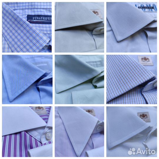 Рубашка zilli, brioni, andrew buck, uomo 60/62/64