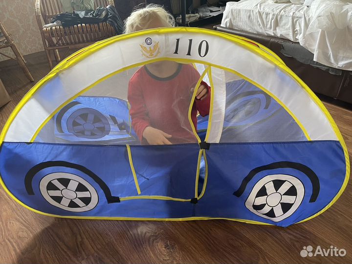 Палатка машинка с шариками