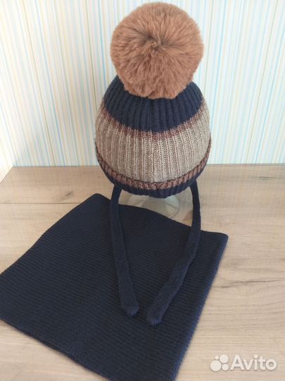 Шапка и снуд для мальчика