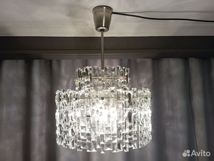 Люстра винтажная хрустальная