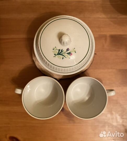 Чашки и сахарница дфз Вербилки