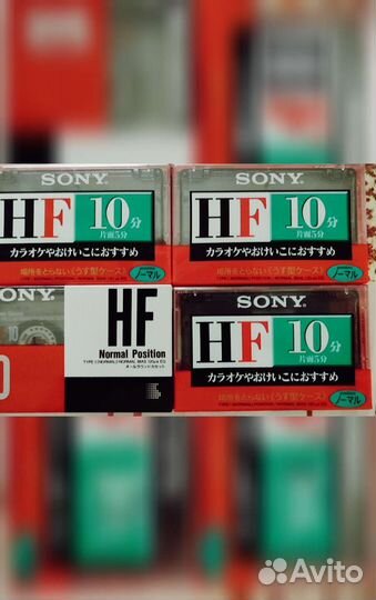 Аудиокассеты новые запечатанные sony