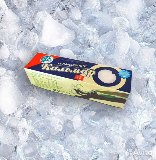 Командорский Кальмар филе с/м блок 600гр