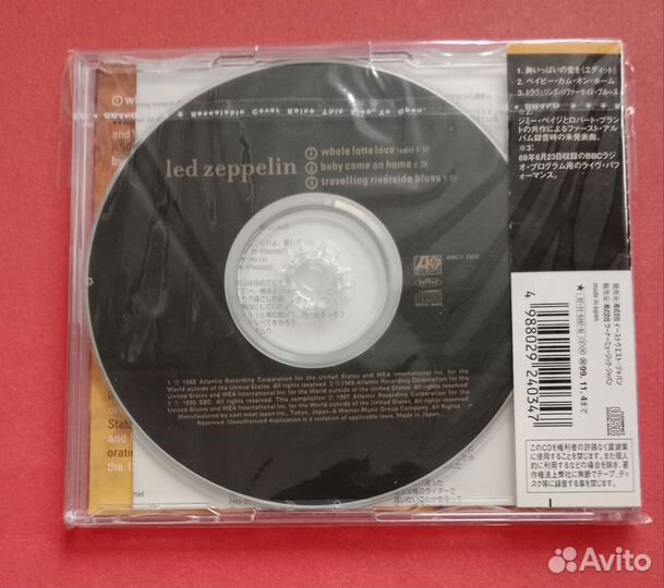 LED Zeppelin. Cd-single. Компакт-диск