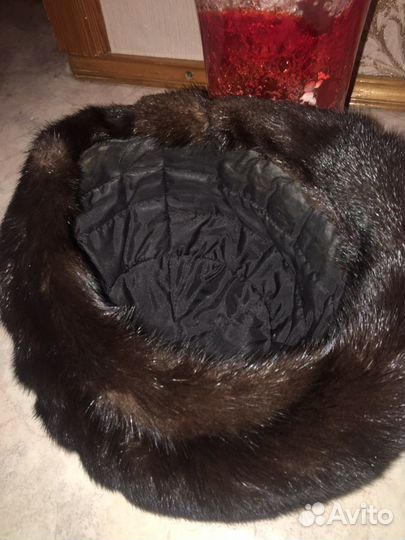 Шапка норковая женская