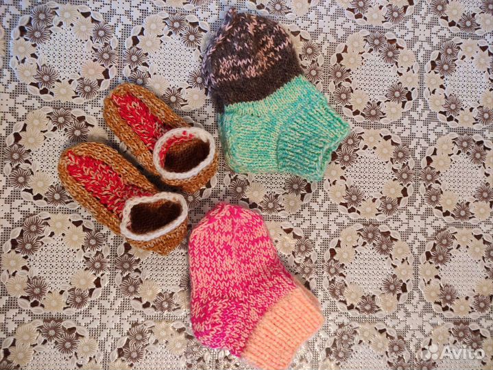 Носки вязаные детские