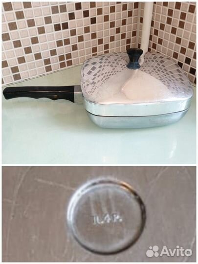 Новый сотейник с рифлёным дном СССР