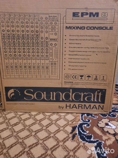 Продаю микшерный пульт soundcraft EPM8