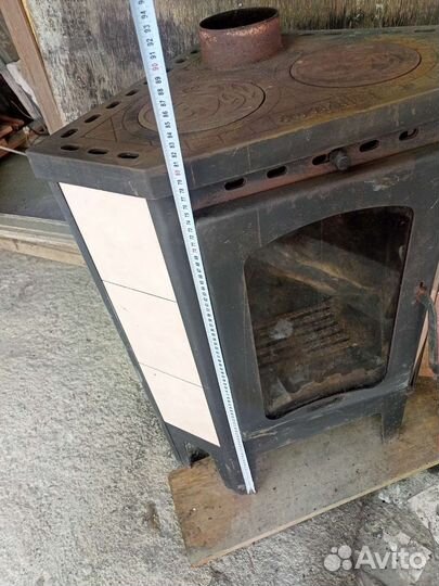 Печь камин угловая