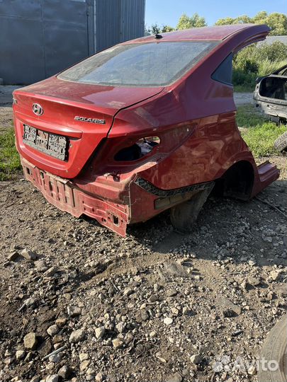 Задняя часть кузова hyundai solaris 1