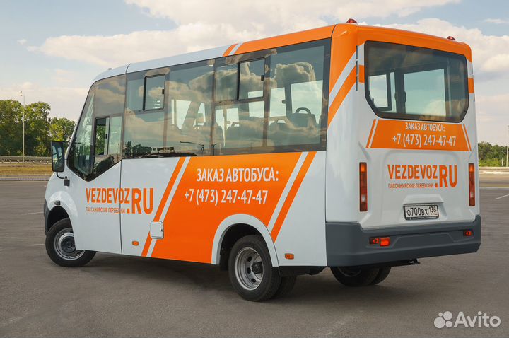 Заказ микроавтобуса 18 мест в Липецке