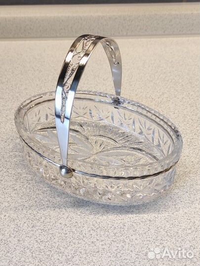 Хрустальная конфетница. СССР