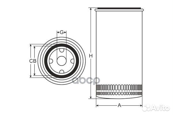 Фильтр масляный SM122 SCT