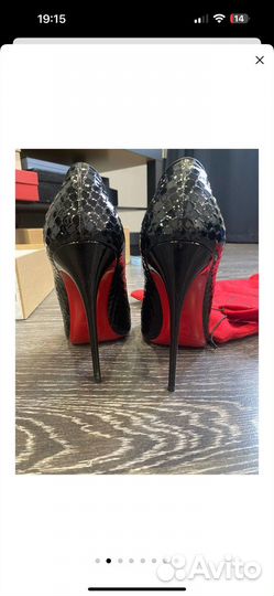 Туфли christian louboutin 39