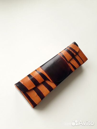 Футляр для очков нат. кожа. Индия