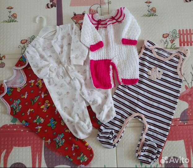 Вещи пакетом на девочку от 3 до 6 мес