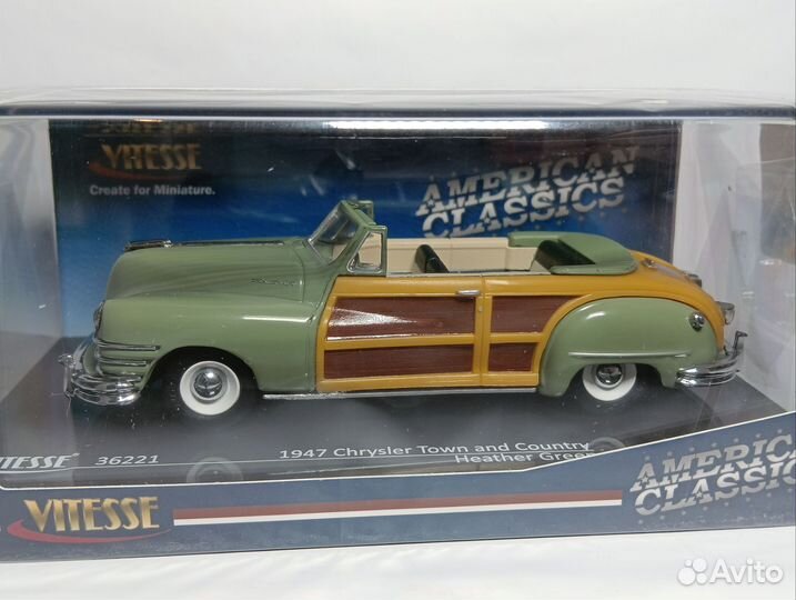 1/43 Chrysler Town & Country 1947 Green Vitesse