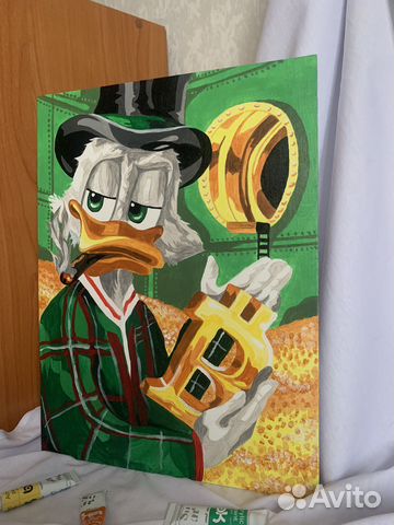 Картина акрилом на холсте