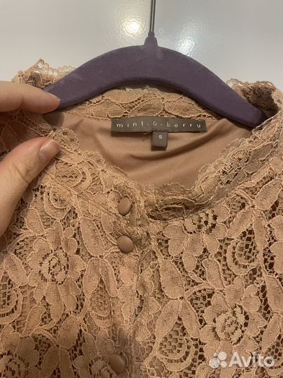 Платье гипюр