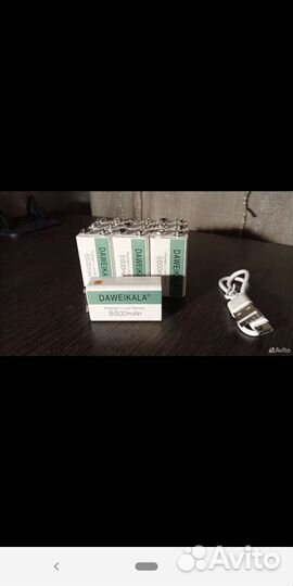 Аккумулятор крона 9v перезаряжаемый