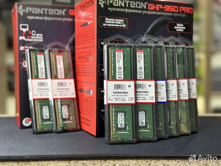 Оперативная память ддр4 ddr4 kingston 4гб 4gb
