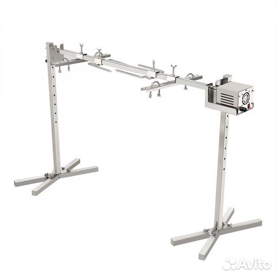 Вертел / стойки / мотор / нерж.сталь / 220В / 40кг